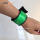 Fluorescencia PVC verde Safety Hi Vis Wristband
